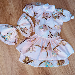 Dragonflies for Lizzie Dress